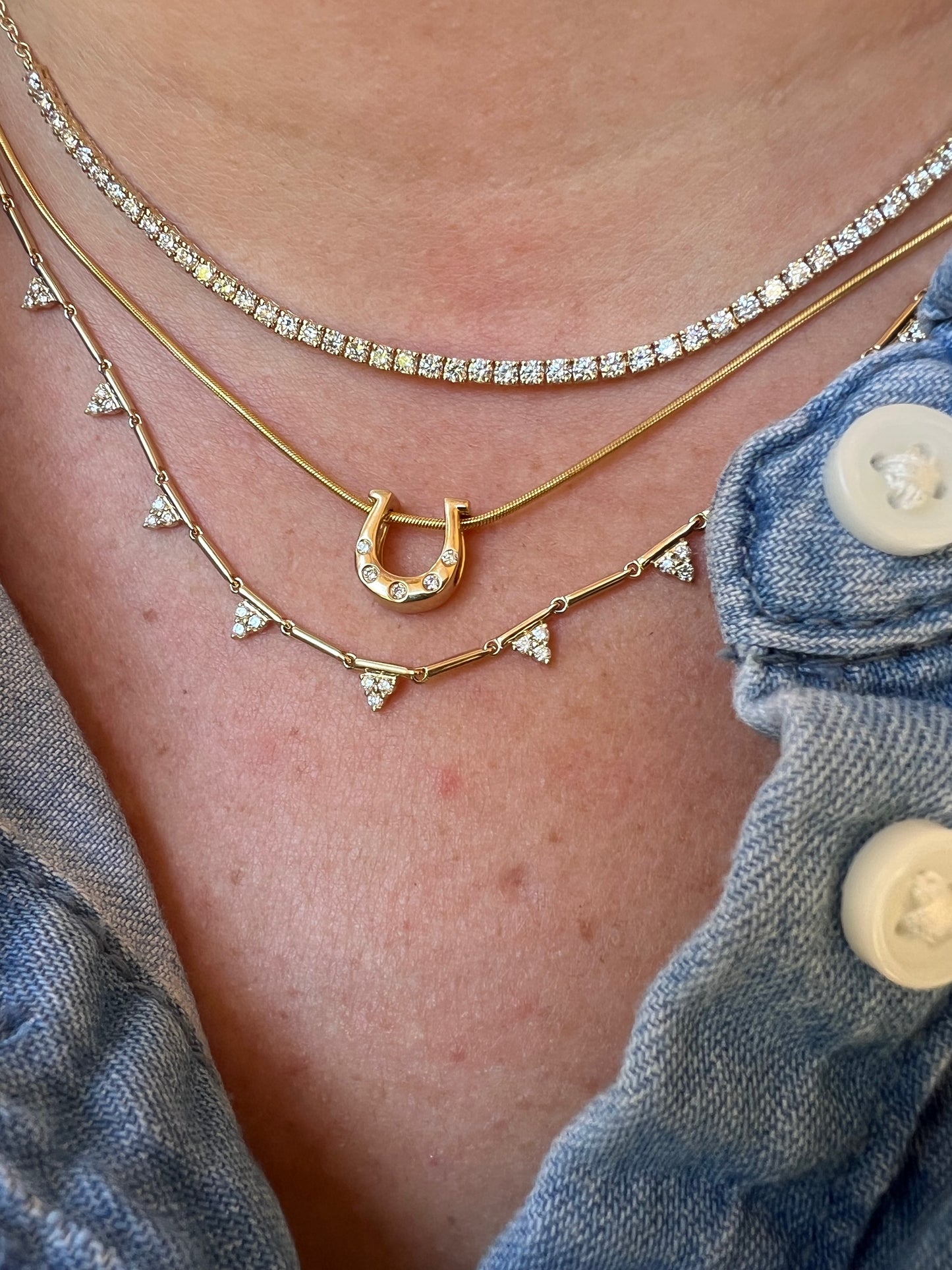 Tennis necklace