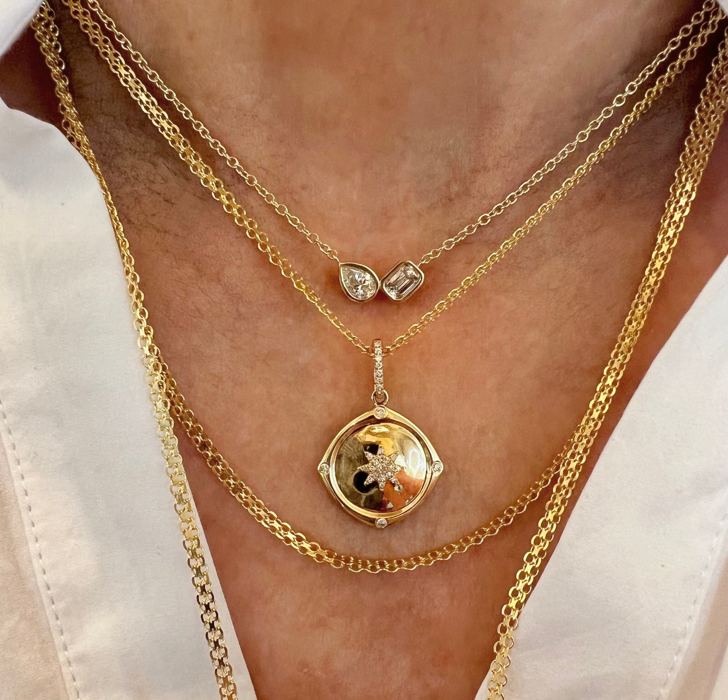 Diamond charm