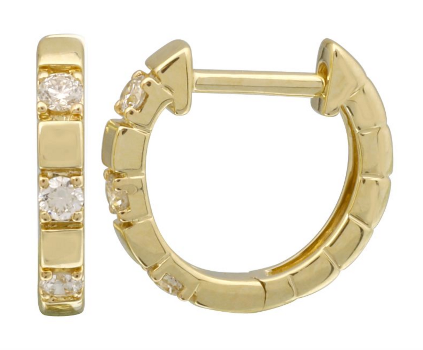 Diamond huggie