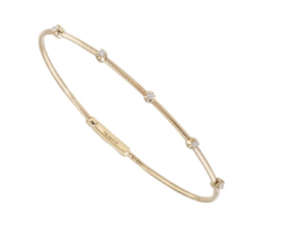 Diamond flex bangle
