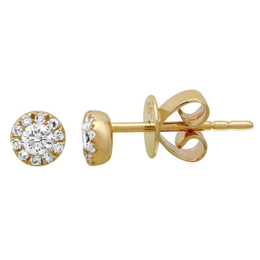 Diamond stud earring