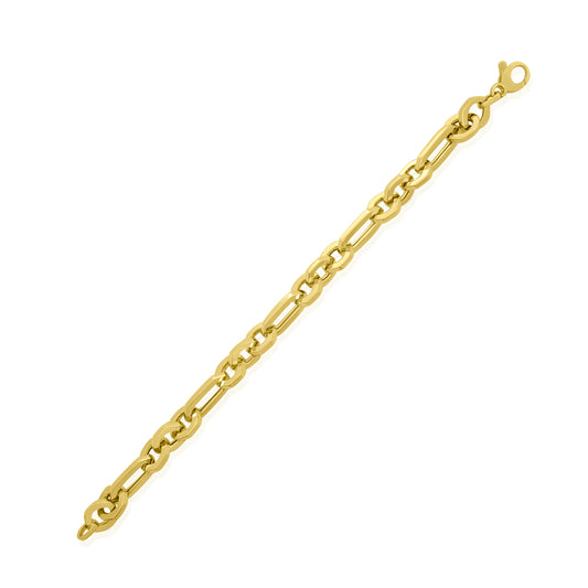 Gold link bracelet