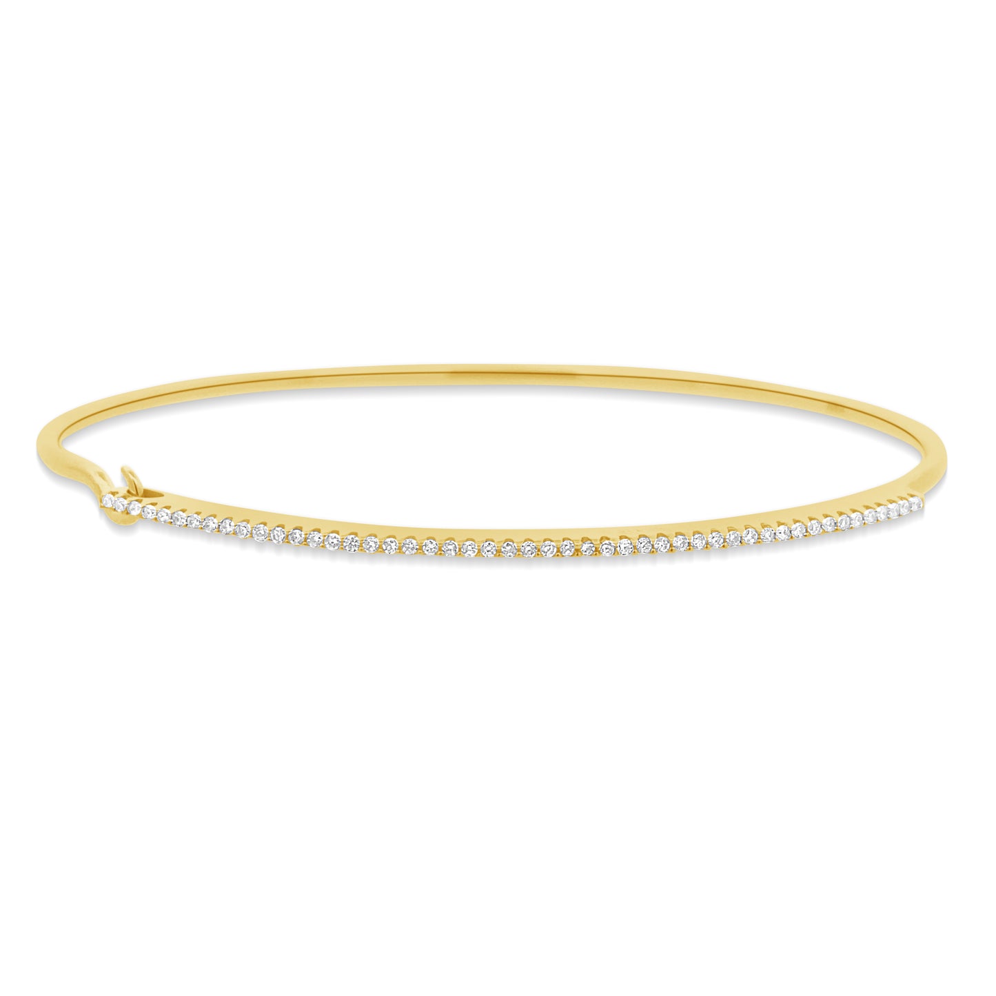 Pave bar wire bangle