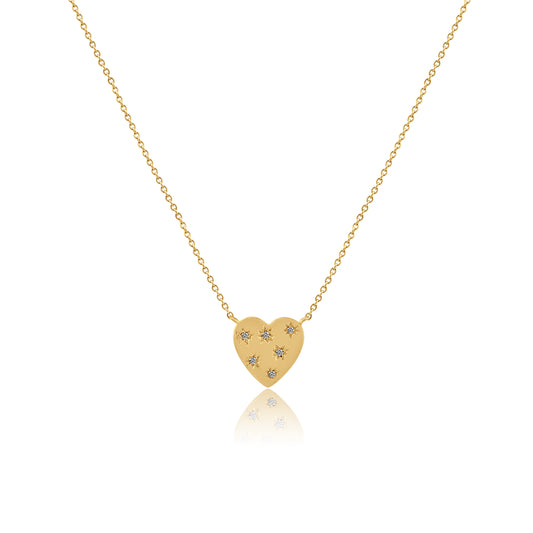 Sparkle heart necklace