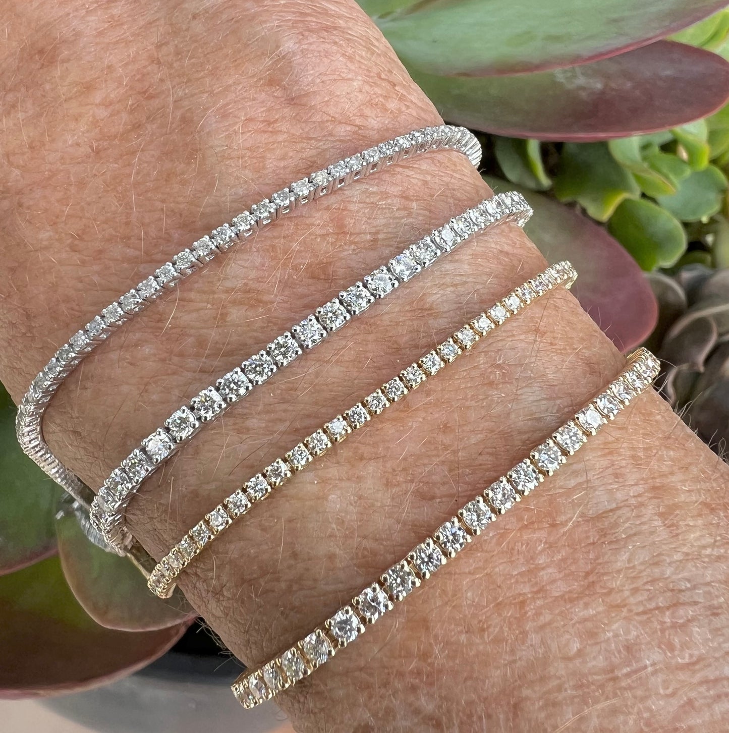 Diamond tennis bracelet