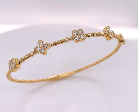 Clover flexi bangle