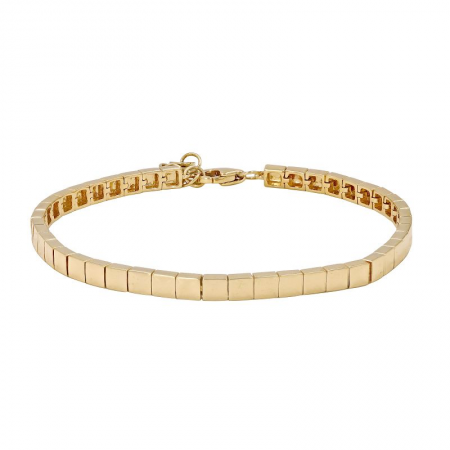 Gold square shape bracelet