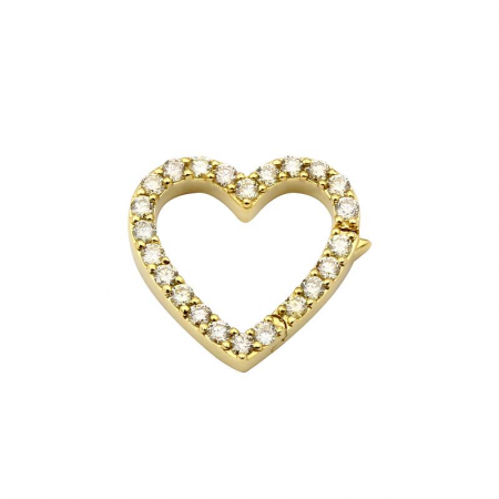 Diamond heart lock