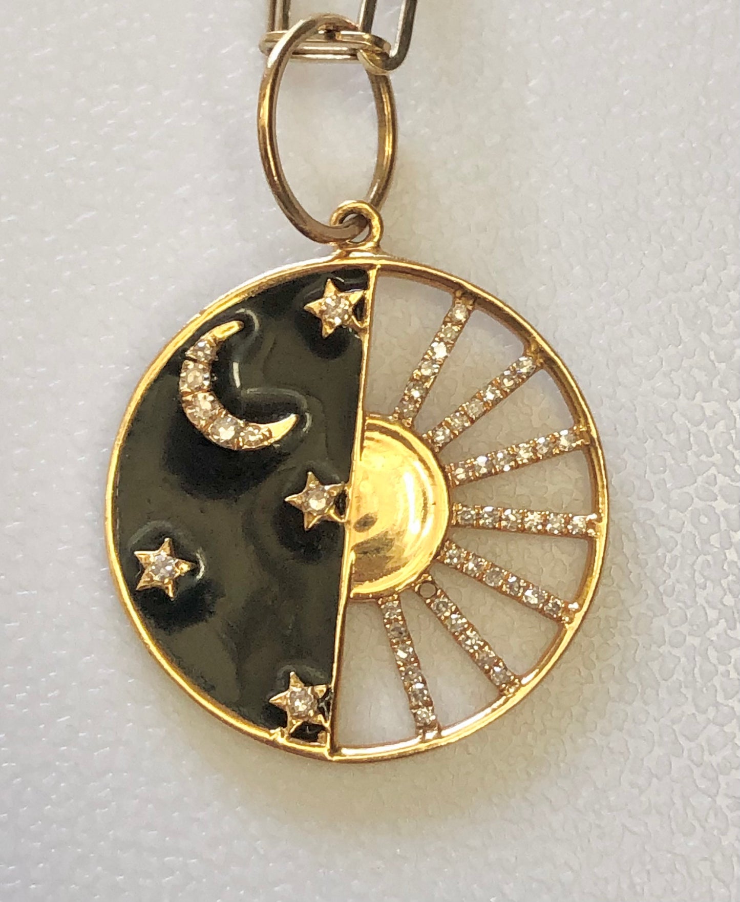 Sun, moon and stars charm