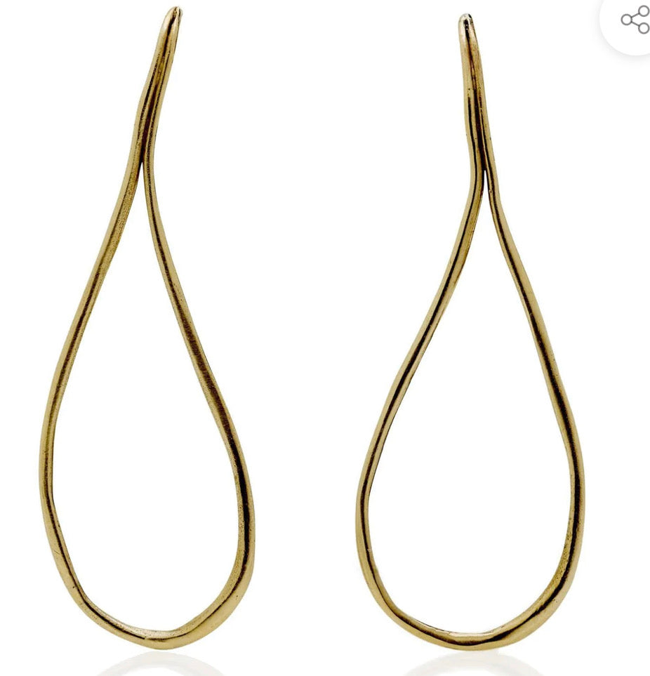 Pekai brass earring