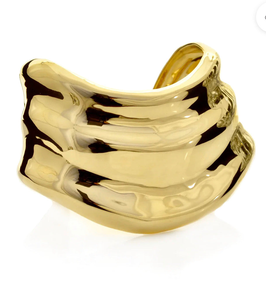 Tidal brass cuff