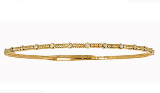 Diamond flexi bangle